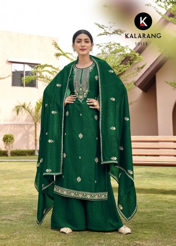 Kalarang Jiya Festival Wear Silk Designer Salwar Suit Collection